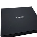 Chanel Scarf CC Logo Cashmere Shawl Black White Pink — view 8