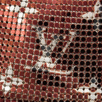 Louis Vuitton Sequin Monogram Mesh Francis Metal Shoulder Bag Brown — view 9