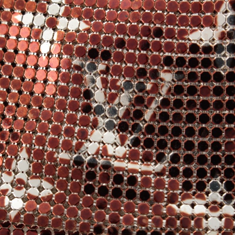 Louis Vuitton Sequin Monogram Mesh Francis Metal Shoulder Bag Brown — view 9
