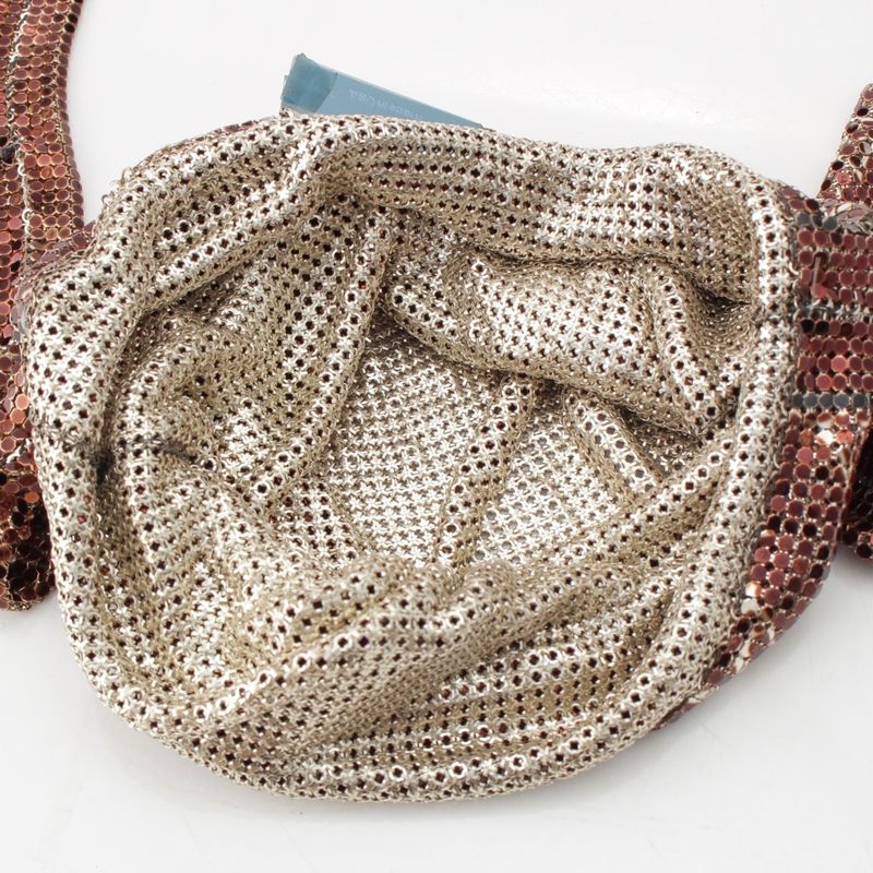 Louis Vuitton Sequin Monogram Mesh Francis Metal Shoulder Bag Brown — view 7