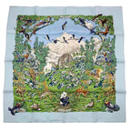 Hermes Scarf Carre 90 Silk Sichuan Blue Box — view 3
