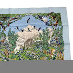 Hermes Scarf Carre 90 Silk Sichuan Blue Box — view 5
