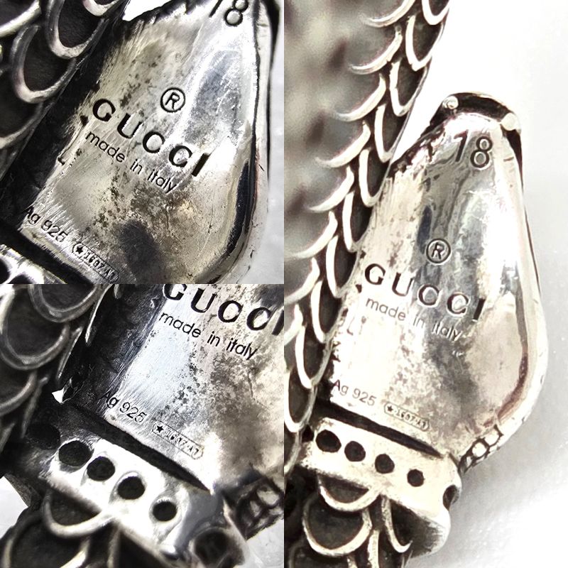 Gucci Garden Snake Bangle Bracelet 18 arm Circumference cm — view 7