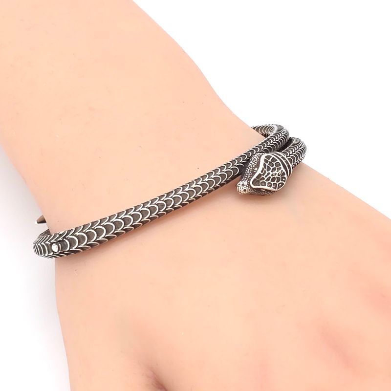 Gucci Garden Snake Bangle Bracelet 18 arm Circumference cm — view 3