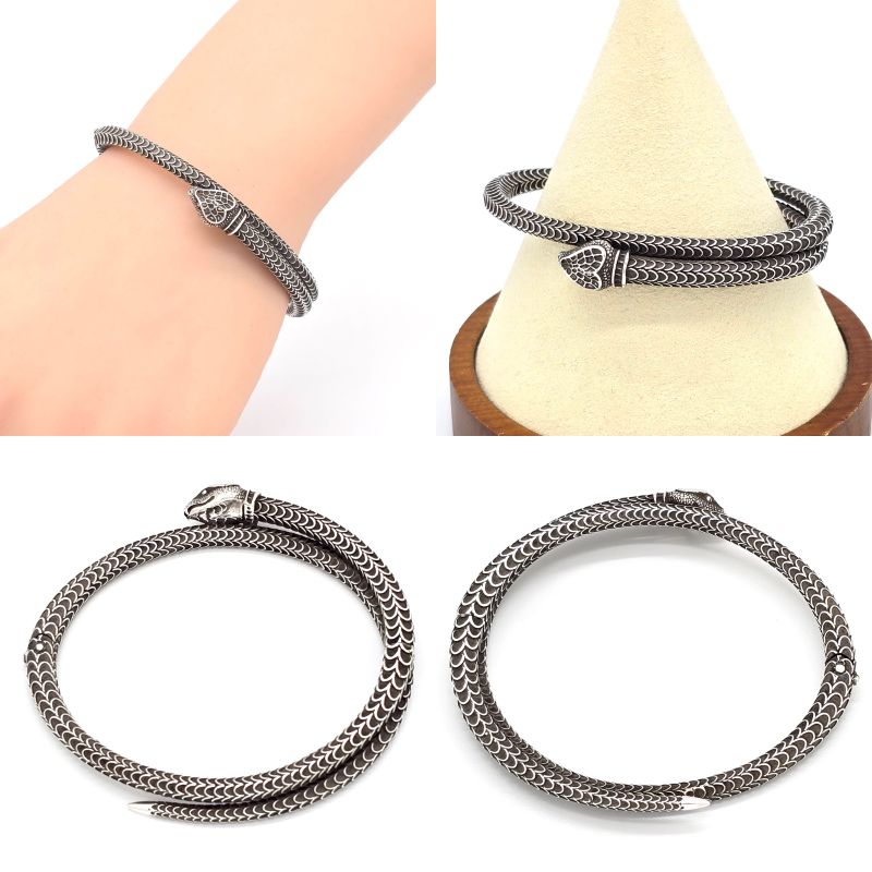Gucci Garden Snake Bangle Bracelet 18 arm Circumference cm — view 8