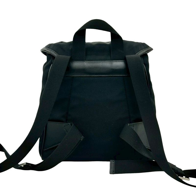 Gucci Logo Nylon Cuff Leather Mini Rucksack Sac Backpack — view 4