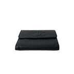 Chanel Vintage Coco Mark Caviar Leather Trifold — view 6
