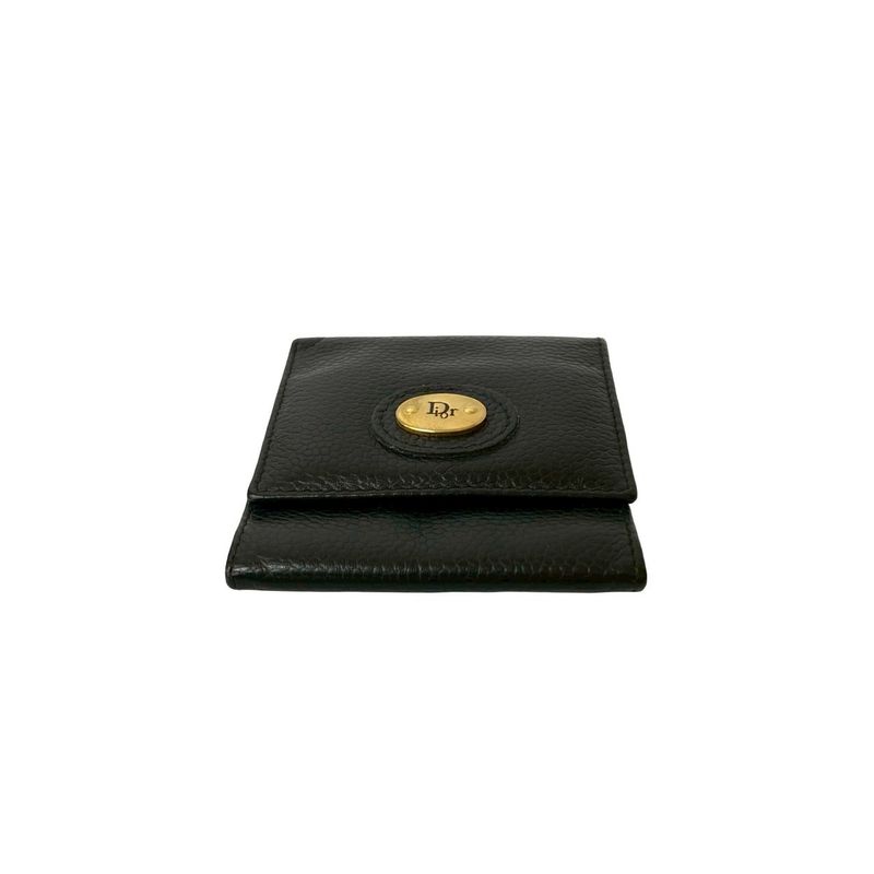 Christian Dior Vintage Logo Hardware Leather Coin Case — view 6