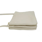 Celine Bag Shoulder Trio Large Leather White Cream Going Out — view 5