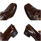 Hermes Loafer Brown Patent Leather Silver Hardware 36 Size — view 7
