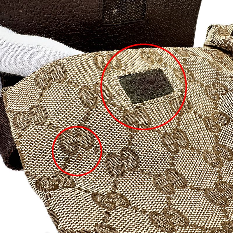 Gucci Bag Body Waist GG Canvas Beige Brown 28566 Fashionable — view 4