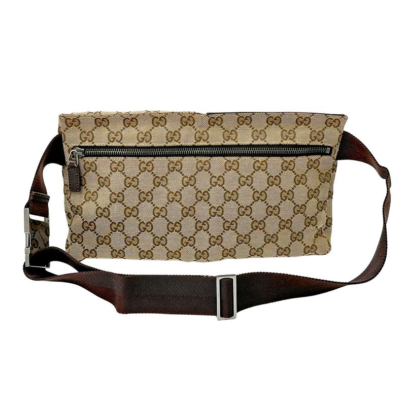 Gucci Bag Body Waist GG Canvas Beige Brown 28566 Fashionable — view 8