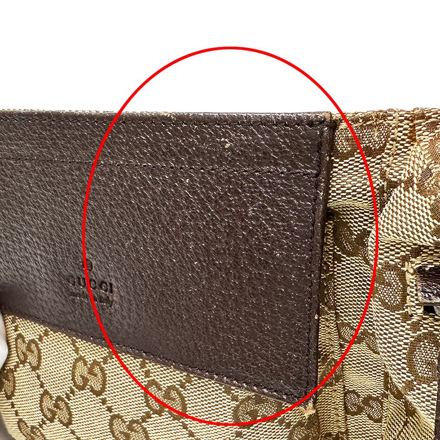 Gucci Bag Body Waist GG Canvas Beige Brown 28566 Fashionable — view 3