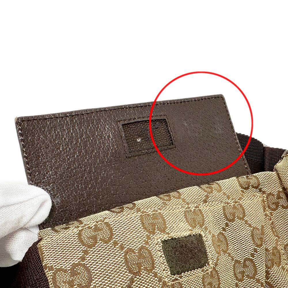 Gucci Bag Body Waist GG Canvas Beige Brown 28566 Fashionable — view 2