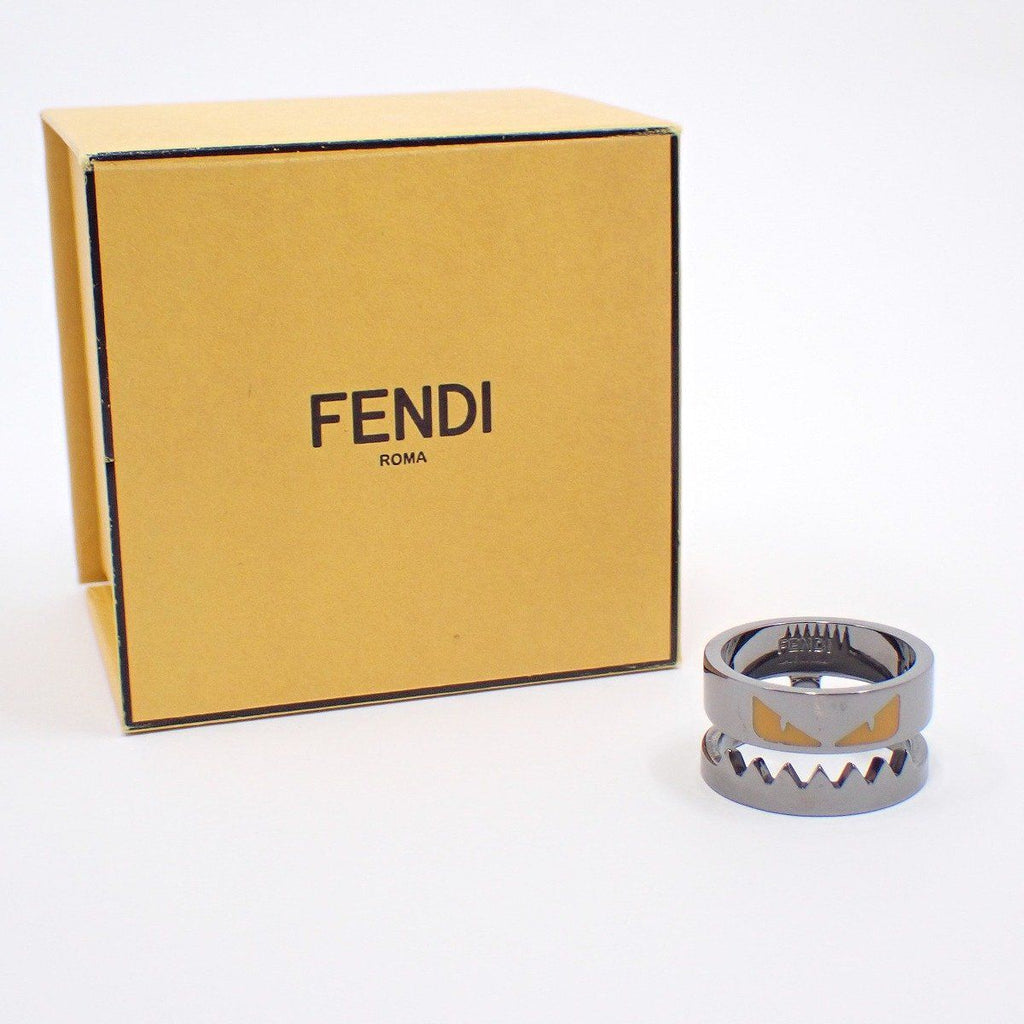 Fendi Bugs Monster Star Ring Silver — view 9