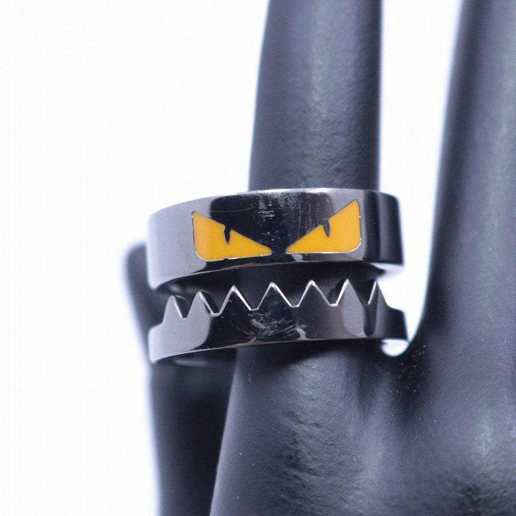 Fendi Bugs Monster Star Ring Silver — view 7