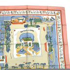 Hermes Carre 90 RE TOUR A LA Terre Return Home Silk Scarf Pink — view 5