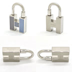 Hermes Key Holder Quiz-rainbow Cadena Ring Charm Lacquer-metal Metallic — view 7