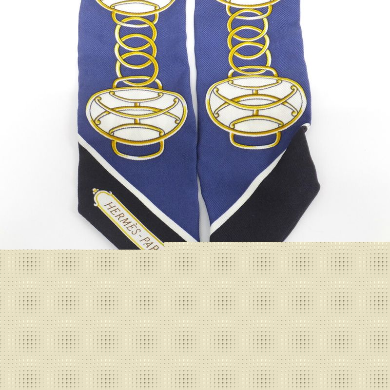 Hermes Twilly Navy Lift Profile Marine Noir Gold — view 4