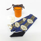 Hermes Twilly Navy Lift Profile Marine Noir Gold — view 2
