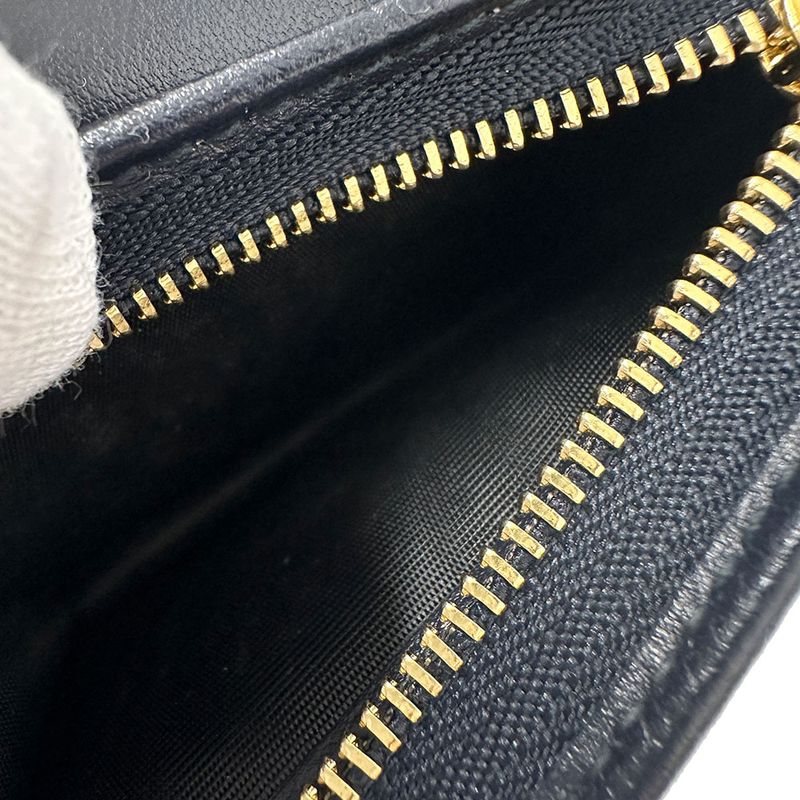 Gucci Wallet Horsebit Bifold Leather Navy — view 6
