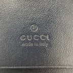 Gucci Wallet Horsebit Bifold Leather Navy — view 8