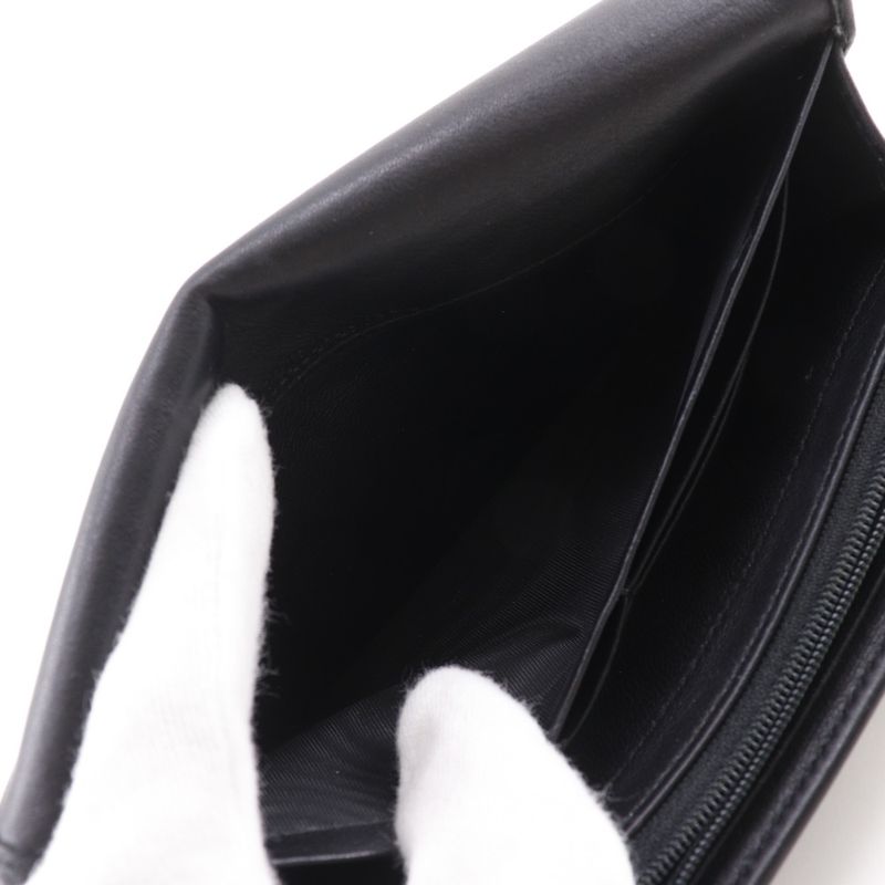 Gucci Interlocking G Guccissima Leather Black Long Wallet — view 7