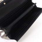Gucci Interlocking G Guccissima Leather Black Long Wallet — view 5