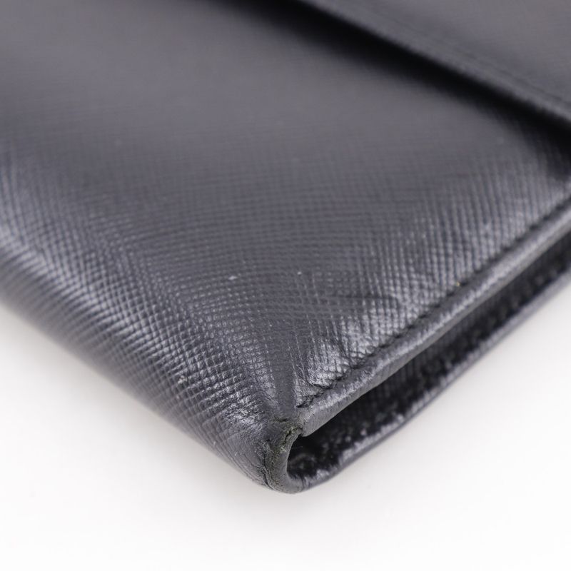Prada M510 a Sapphire Nero Black Bifold Wallet — view 5