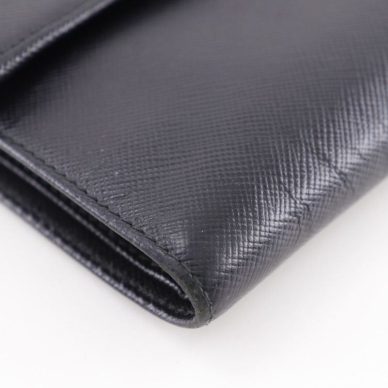 Prada M510 a Sapphire Nero Black Bifold Wallet — view 4