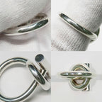 Hermes Ring Echape MM 50 AG 925 SV Silver Manufactured In 2023 — view 9