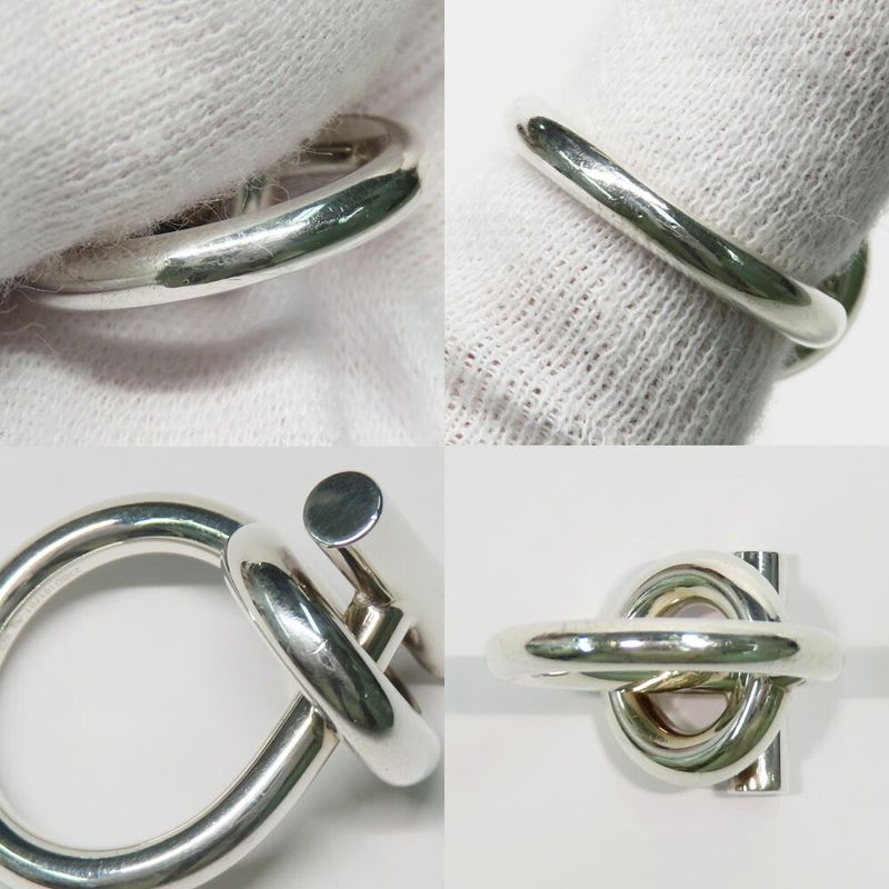 Hermes Ring Echape MM 50 AG 925 SV Silver Manufactured In 2023 — view 9