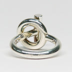 Hermes Ring Echape MM 50 AG 925 SV Silver Manufactured In 2023 — view 5