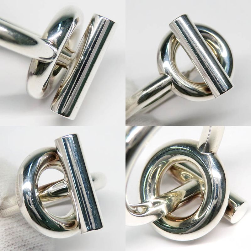 Hermes Ring Echape MM 50 AG 925 SV Silver Manufactured In 2023 — view 8