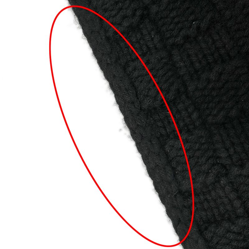 Louis Vuitton Muffler Shawl Echarpe Helsinki Cashmere Black Scarf — view 8