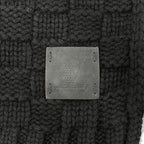 Louis Vuitton Muffler Shawl Echarpe Helsinki Cashmere Black Scarf — view 5