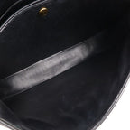 Celine Trotter-medium Shoulder Bag Crossbody Leather Black Gold Hardware — view 7
