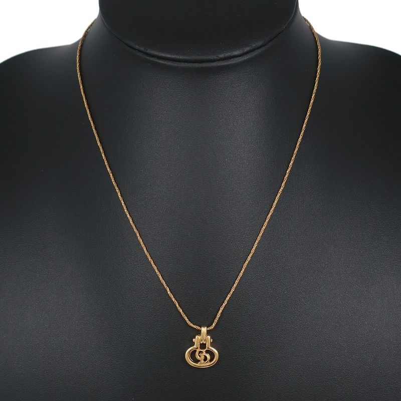 Christian Dior CD Gold Plated 4.3 g Necklace — view 3