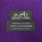 Hermes 100% Cashmere Italian Fabric Embroidered Logo Extra Large — view 8