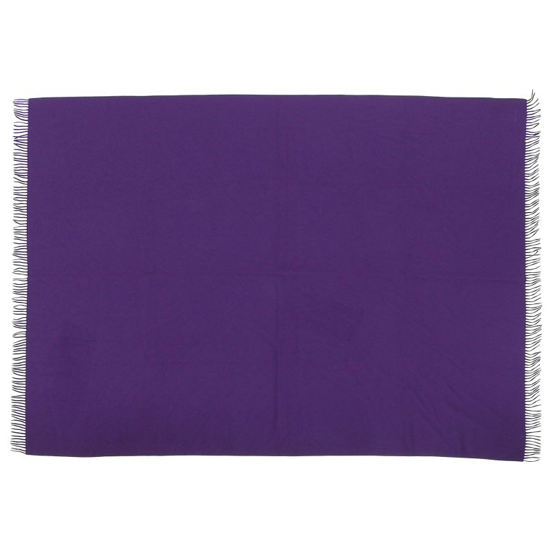 Hermes 100% Cashmere Italian Fabric Embroidered Logo Extra Large — view 6