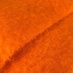 Loewe Mohair Wool Anagram Leather Patch Muffler Orange Scarf — view 3