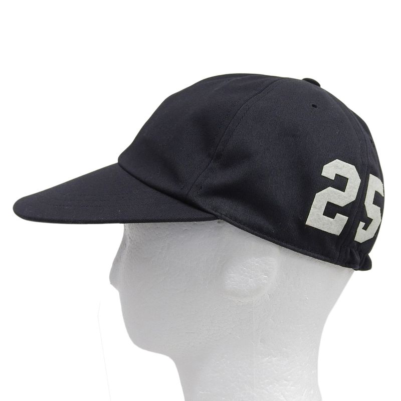 Gucci 100% Cotton Baseball Cap Hat Applique Black M 58 cm — view 2