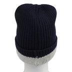 Christian Dior 31 Noe714 Ixgh Wool Cashmere Logo Beanie Knit Cap Navy White — view 3