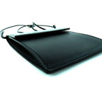 Saint Laurent Paris Leather Shoulder Pouch Bag Black — view 7