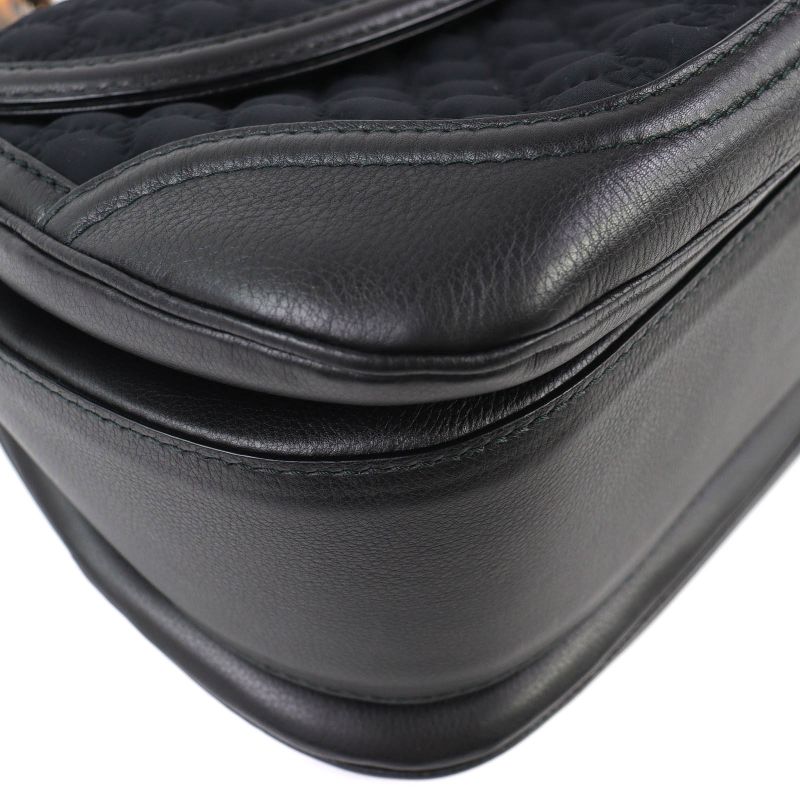 Gucci Leather Microshima Nu-banbu 2-Way Handbag Chain Shoulder Bag — view 7