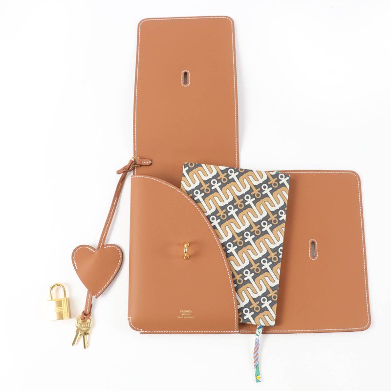 Hermes Carnet Cles Voswift Gold Hardware Note Cover Notebook — view 5
