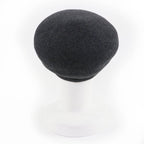 Hermes Santo Honore Wool Cashmere Silver Hardware Serie Beret Gray 56 — view 5