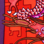 Hermes Carre 90 Silk Scarf Turandot Red Box — view 7