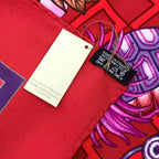 Hermes Carre 90 Silk Scarf Turandot Red Box — view 2