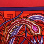 Hermes Carre 90 Silk Scarf Turandot Red Box — view 8